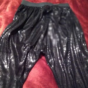 Kim Kardashian sequin black pants/leggins